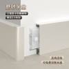 Picture of Aluminium Skirting Board, Minimalist 6cm 8/10cm Black Brushed Metal Skirting for Projects