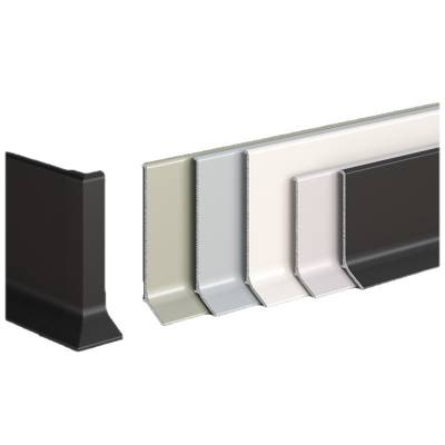 Minimalist Adhesive Ultra Thin Narrow Aluminium Skirting Board, 4cm, 6cm and 8cm