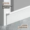 Picture of Aluminium Alloy Recessed Skirting Board 2cm/3cm, Concealed Metal Skirting for Wood Veneer Wall Panels