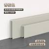 Picture of Aluminium Alloy Slim Skirting Board 3cm/4cm/6cm, Black Straight Edge Ultra-Thin Metal Skirting