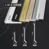Picture of Thickened No-Drill Aluminium Skirting, Self-Adhesive Metal Trim, Minimalist