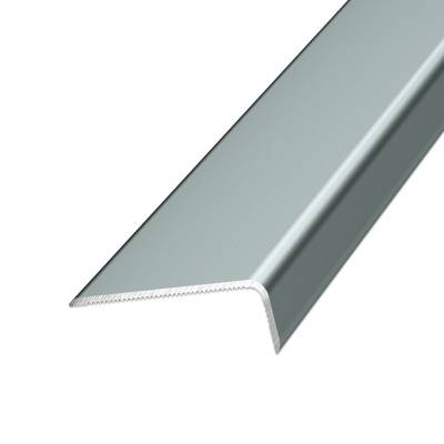 Aluminium Alloy Unequal L-Shaped Edge Trim, Ultra-Narrow Metal Strip for Timber Floors and Tile Corners