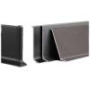 Picture of No-Drill Aluminium Skirting Board 4cm, 6cm or 8cm, Self-Adhesive, Slim Metal Skirting