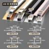 Picture of Aluminium Alloy Wall Panel LED Light Channel Trim, Recessed Concealed Wood Veneer Linear Light Profile