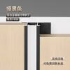 Picture of Aluminium Alloy Wall Panel LED Light Channel Trim, Recessed Concealed Wood Veneer Linear Light Profile