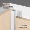 Picture of Aluminium Alloy Wall Panel LED Light Channel Trim, Recessed Concealed Wood Veneer Linear Light Profile