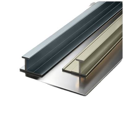 Aluminium Alloy Wall Panel H-Profile Trim, Centre Joint Strip for Feature Walls and Wood Veneer
