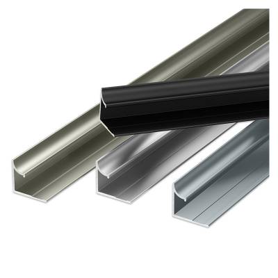 Aluminium Alloy Single-Sided Internal Corner Trim for Wall Panels, Wood Veneer and Floor Metal Strip