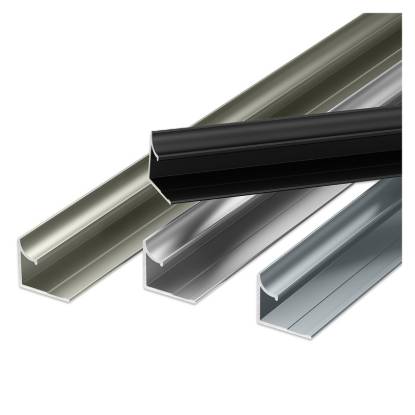 Picture of Aluminium Alloy Single-Sided Internal Corner Trim for Wall Panels, Wood Veneer and Floor Metal Strip