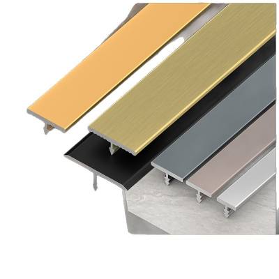 Aluminium Alloy T-Shaped Threshold Trim, Ultra-Narrow Floor and Tile Doorway Edge Strip
