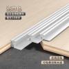Picture of Aluminium Alloy Wall Panel H-Profile Trim, Wood Veneer Metal Edge Strip, Carbon Crystal Board Flush Joint