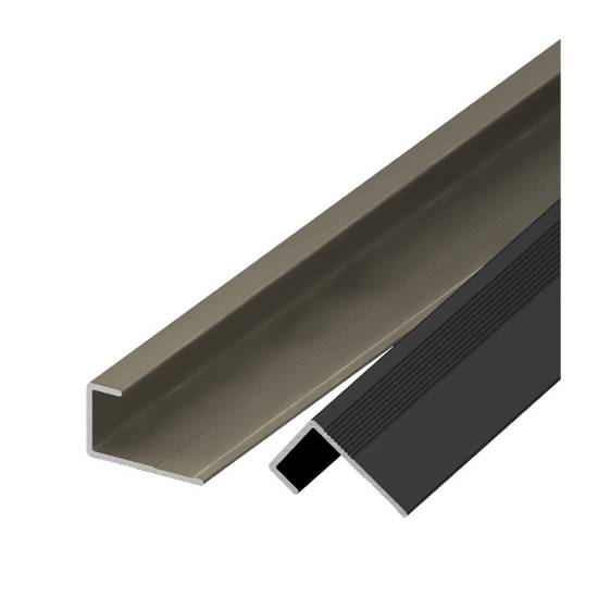 Picture of C-Shape Aluminium Edge Trim for Wall Panel, Timber Veneer and Tile External Corner