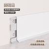 Picture of Customisable Aluminium Alloy Ultra-Thin Snap-On Metal Skirting Board 6cm/8cm, Black