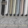 Picture of Aluminium Alloy Rounded External Corner Trim for Wall Panels, Wood Veneer, Carbon Crystal Board and Tile
