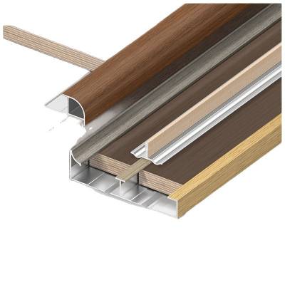 8mm Aluminium Alloy Ultra-Narrow Edge Trim, L-Shaped and H-Profile, for Wood Veneer Wall Panels