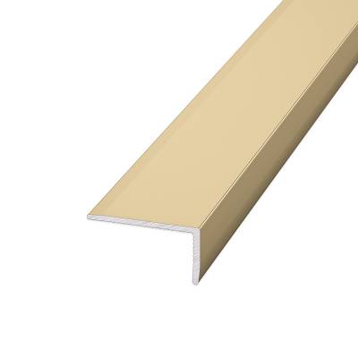 Aluminium Alloy Floor Edge Trim, Tile Edge Strip, L-Shaped External Corner Metal Decorative Trim