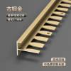 Picture of Aluminium Alloy F-Shaped Tile External Corner Edge Trim, Flexible Wood Veneer Wall Corner Trim