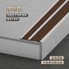 Picture of Aluminium Alloy Flat Stair Nosing, Luminous Anti-Slip Step Strip for Marble, Right-Angle Rubber Edge Trim