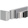 Picture of Flush Narrow Aluminium Skirting Board 2cm, Recessed Hidden Minimalist Metal Skirting