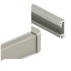 Picture of Aluminium Alloy Skirting Board 2cm, Minimalist Straight Edge, Heavy-Duty Stainless Steel Metal Skirting