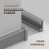 Picture of Aluminium Alloy Skirting Board 2cm, Minimalist Straight Edge, Heavy-Duty Stainless Steel Metal Skirting