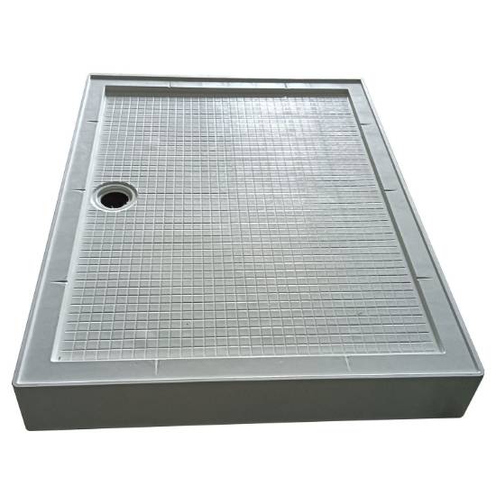 Picture of Square Integrated SMC Moulded Shower Base for Hotels and Residential Renovation