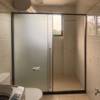 Picture of Custom Ultra Slim Frame Inline Shower Enclosure, Wet and Dry Separation Glass Sliding Door