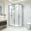 Picture of Custom Quadrant Shower Enclosure, Wet and Dry Separation, Automotive Grade Glass