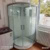 Picture of Quadrant Sliding Glass Shower Enclosure with Rollers, Fully Enclosed Home Bathroom