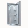 Picture of Aluminium Frame Curved Shower Enclosure, Single Door, Automotive Grade Toughened Glass