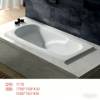 Picture of Ergonomic Skirted Deep Soaking Acrylic Bathtub, Rectangular, Freestanding or Built-In