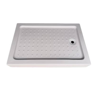 Square Shower Base, 304 Stainless Steel Frame, Fibreglass Reinforced Acrylic, 300kg Load
