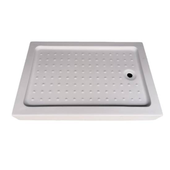 Picture of Square Shower Base, 304 Stainless Steel Frame, Fibreglass Reinforced Acrylic, 300kg Load