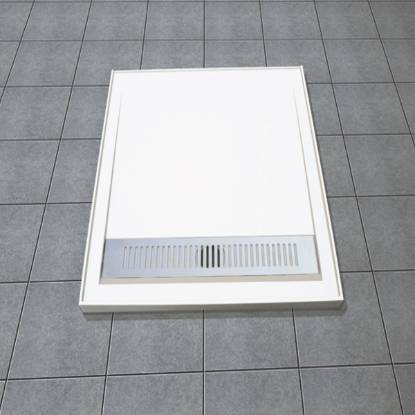Picture of Square Acrylic Reinforced Shower Base for Australia, NZ and Canada, Matching Tray