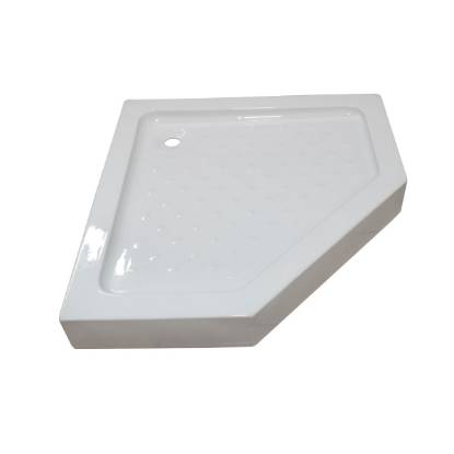 Picture of Acrylic Moulded Fibreglass Shower Base, 300kg Load Capacity, Diamond Shower Enclosure Tray