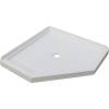 Picture of Diamond Shower Tray with Two High Upstands, Suits Australia, NZ and Canada Standards