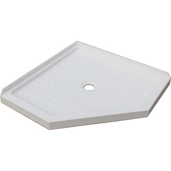 Picture of Diamond Shower Tray with Two High Upstands, Suits Australia, NZ and Canada Standards