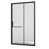Picture of Custom Double Roller Ultra Quiet Sliding Bathroom Partition, Wet and Dry Separation Glass
