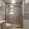 Picture of Custom Straight Sliding Shower Screen, Ultra-Quiet Four-Roller, Stainless Steel Frame