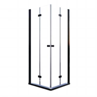 Custom Square Pivot Door Shower Enclosure, Foldable Space Saving, Easy to Install