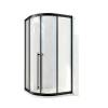 Picture of Australian Standard Aluminium Quadrant Shower Enclosure, Toughened Glass, Quiet Rollers