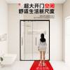 Picture of Straight Triple Sliding Shower Screen, Slim Frame, Wet and Dry Separation Glass Partition