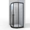 Picture of Custom 304 Curved Sliding Shower Screen, Titanium Gold, Antique Brass or Rose Gold, 8mm Glass