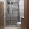 Picture of Custom Triple Door Sliding Shower Enclosure, Aluminium Edge Frame, No Wall Drilling