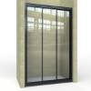 Picture of Custom Triple Door Sliding Shower Enclosure, Aluminium Edge Frame, No Wall Drilling
