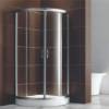 Picture of Full Curved Double Sliding Glass Shower Enclosure, Aluminium Profile, Stainless Steel