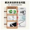 Picture of Straight Sliding Shower Screen, Slim Frame Glass Partition for Home Bathroom