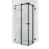 Picture of Custom Recessed Accessible Stainless Steel Sliding Shower Enclosure, Industrial Style