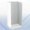Picture of Custom Square Grid Waterproof Shower and Bath Wall Panel for Australia, Canada and US