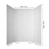 Picture of Custom Square Grid Waterproof Shower and Bath Wall Panel for Australia, Canada and US